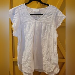 Express White Women's Top